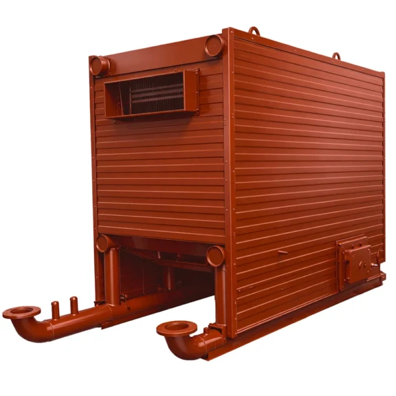 Водогрейный котел КВм-1,45-95ШП — общий вид