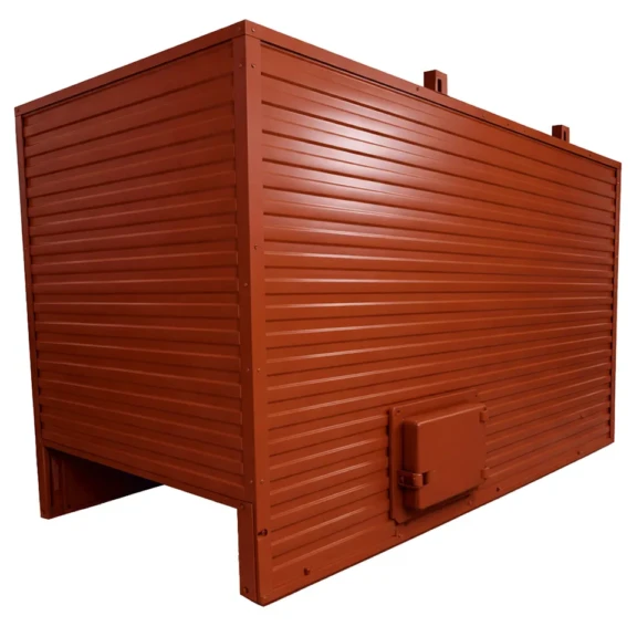 Водогрейный котел КВм-2,0-95ШП — общий вид