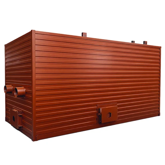 Водогрейный котел КВм-3,0-95ШП — общий вид