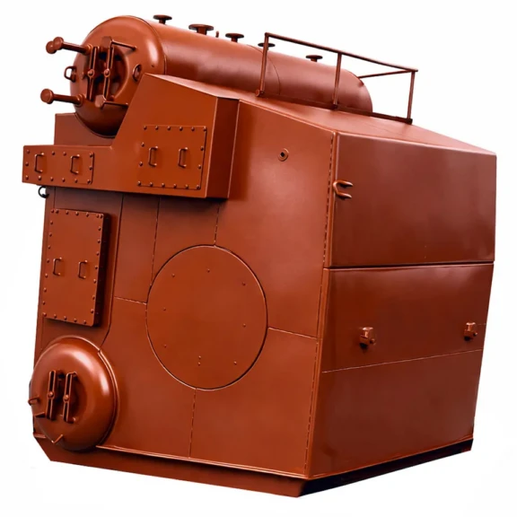 Паровой котел ДЕ-4-14 ГМ-О — общий вид