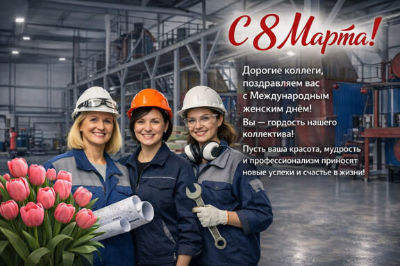 Поздравление с 8 Мартом
