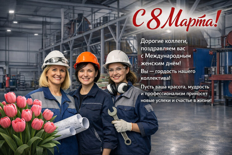 Поздравление с 8 Мартом