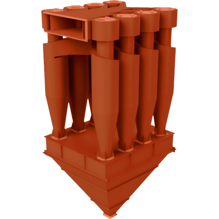 Циклон ЦН-15-500х8УП — общий вид